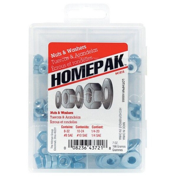 Hillman 41818 Nuts & Washers Assortment - pack of 5 5669668 - main